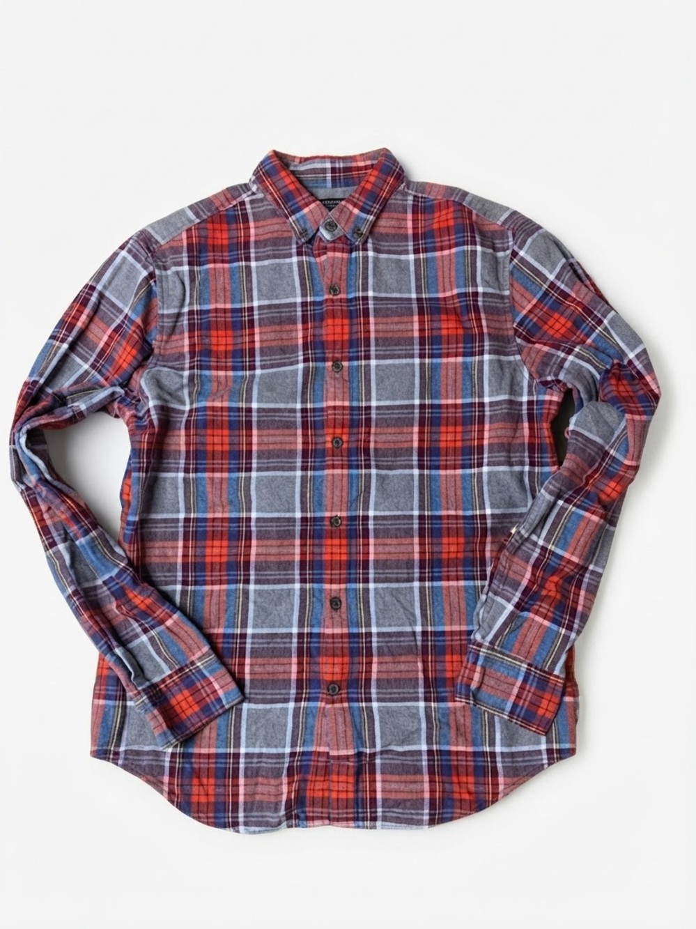 Banana Republic Luxe Flannel Camden Fit Plaid Shirt S